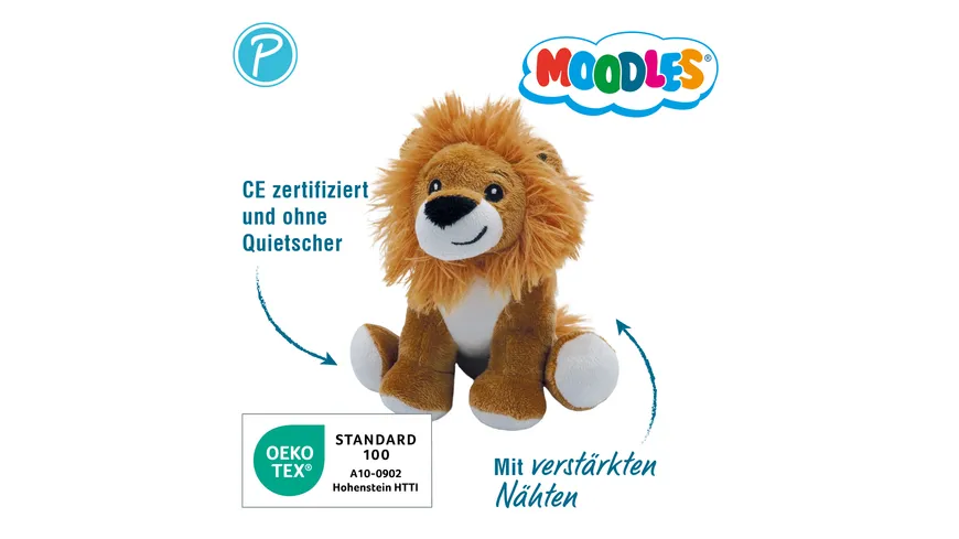 Petlando Moodles Plüsch Seehund Marie, 30 Cm – Kuscheliger Seelöwe Ohne Stimme